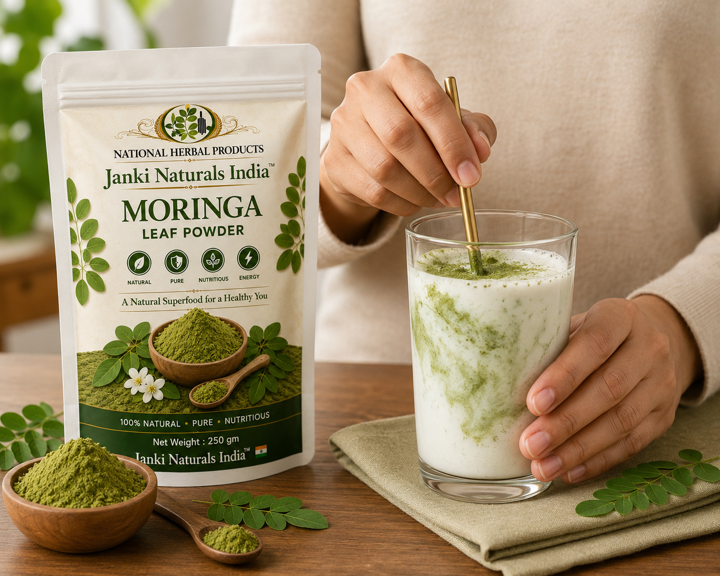 MORINGA LEAF POWDER 250 gm