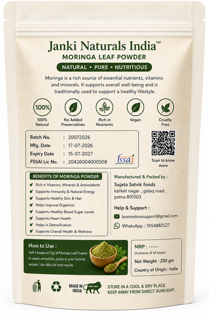 MORINGA LEAF POWDER 250 gm
